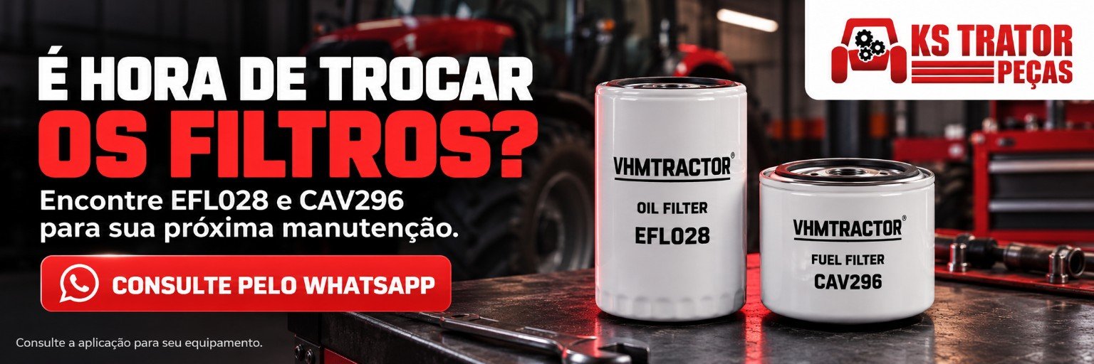 É hora de trocar os filtros? Consulte EFL028 e CAV296 pelo WhatsApp.